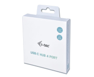 I-TEC USB-C Thunderbolt 4x USB 3.0 Metal HUB 28cm - 446051 - zdjęcie 4